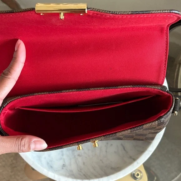 Louis Vuitton Damier Ebene Croisette Bag - RARE MINT CONDITION - Picture 3 of 12